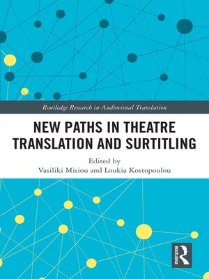 cover image of New Paths in Theatre Translation and Surtitling
